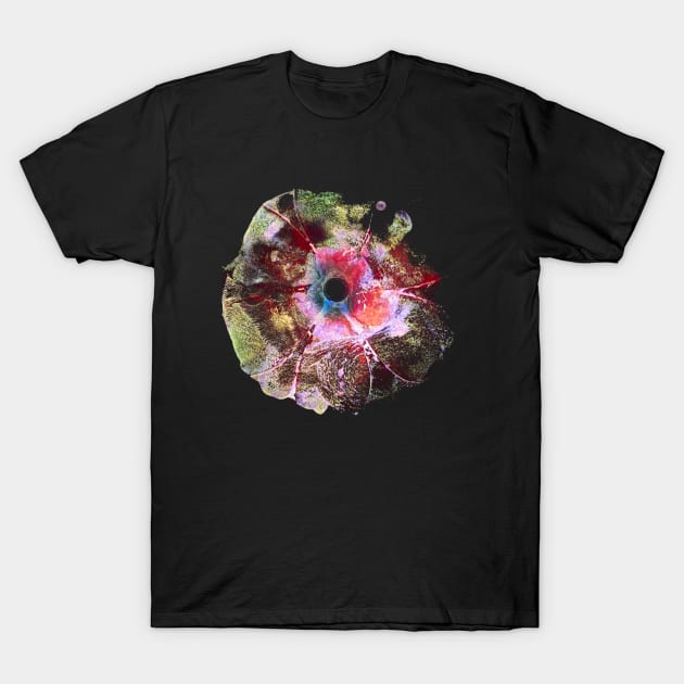 Abstract Red Flower T-Shirt by Tricknologic